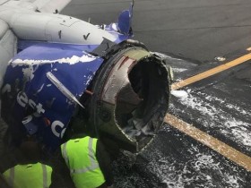 美西南航空班机飞行途中引擎爆炸 乘客一死七伤